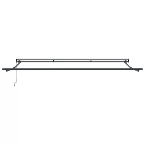  Behúzható napellenző Fehér 450x300 cm Poliészter és fém