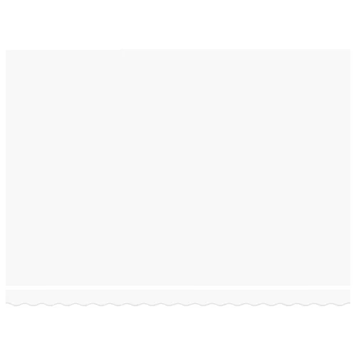  Behúzható napellenző Fehér 450x300 cm Poliészter anyag