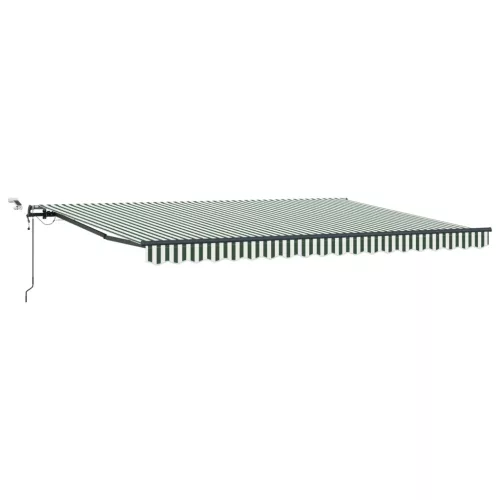  Napernyő Anyag tartalmaz Zöld és Fehér 450 × 300 cm Poliészter