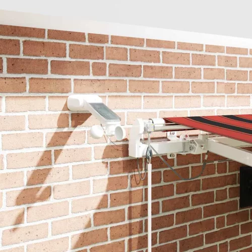  Behúzható napellenző Narancs és Barna 450 × 350 cm