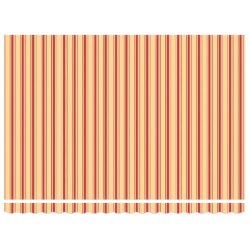  Automatikus Behúzható Napernyő Sárga és Narancs 450x350 cm