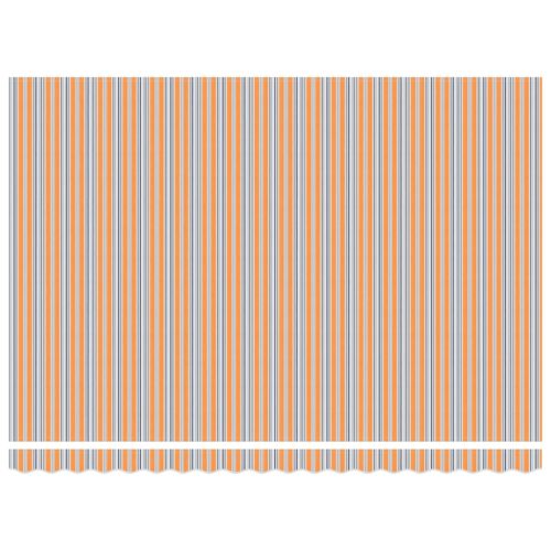  Behúzható napellenző Sokszínű 450 ×350 cm szövet