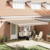  Behúzható napellenző tartalmaz 450 ×350 cm szövet