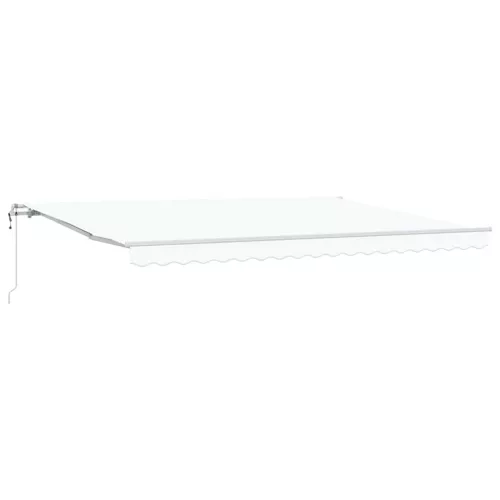  Elektromos Kihúzható Napernyő Fehér 450 × 350 cm