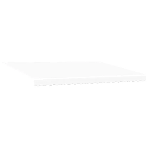  Behúzható napellenző Fehér 450 × 350 cm Poliészter és fém