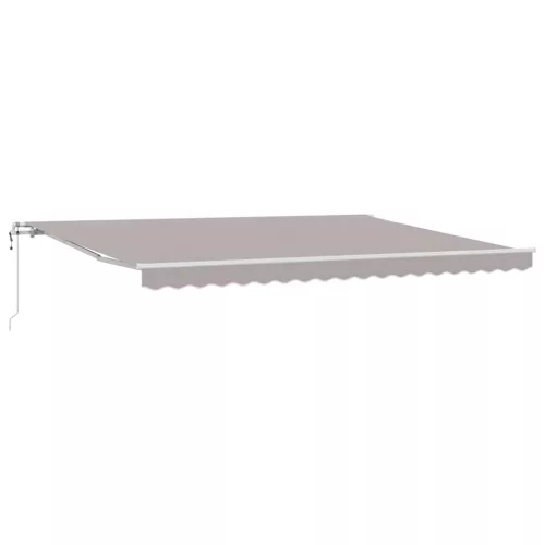  Elektromos Kihúzható Napernyő Világosszürke 450 × 350 cm