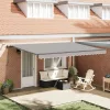  Napernyő Anyag tartalmaz Világosszürke 450 × 350 cm Poliészter