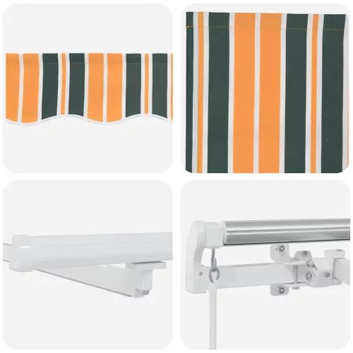  Behúzható napellenző tartalmaz 450 ×350 cm szövet