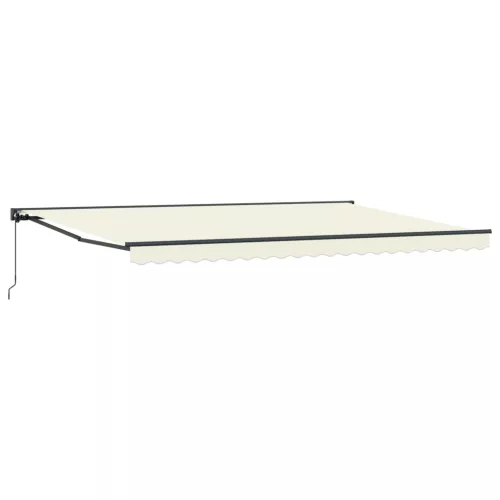  Napernyő keret Krém 500 × 300 cm Poliészter PU bevonattal