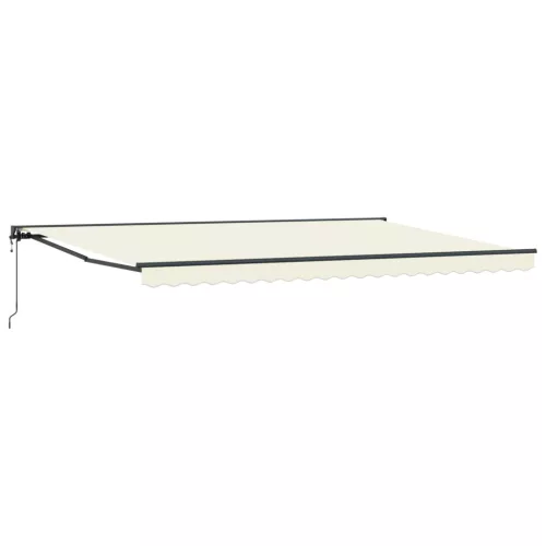  Napernyő keret Krém 500 × 300 cm Poliészter PU bevonattal