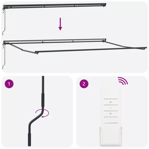  Napernyő keret Antracit 500 × 300 cm Poliészter PU bevonattal