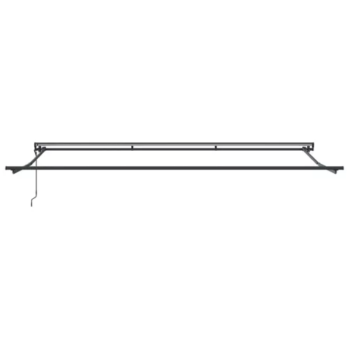  Behúzható napellenző Antracit 500 × 300 cm Pamut és Alumínium