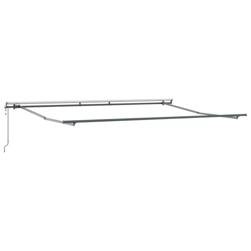  Automatikus Visszahúzható Napernyő Narancs és Barna 500x300 cm