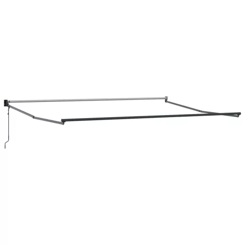  Automatikus Behúzható Napellenző Narancs és Barna 500x300 cm