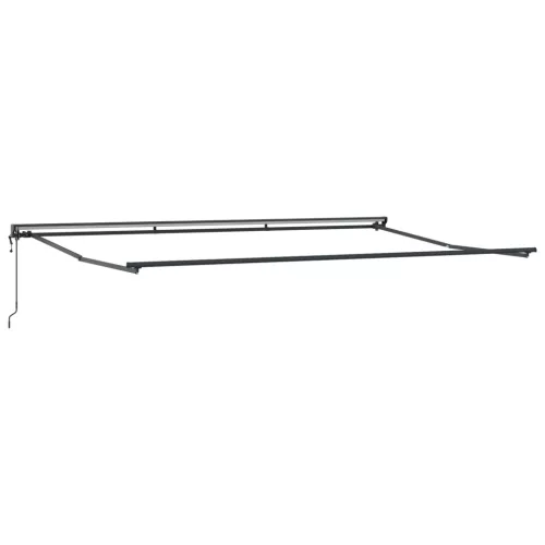  Behúzható napellenző Narancs és Barna 500x300 cm