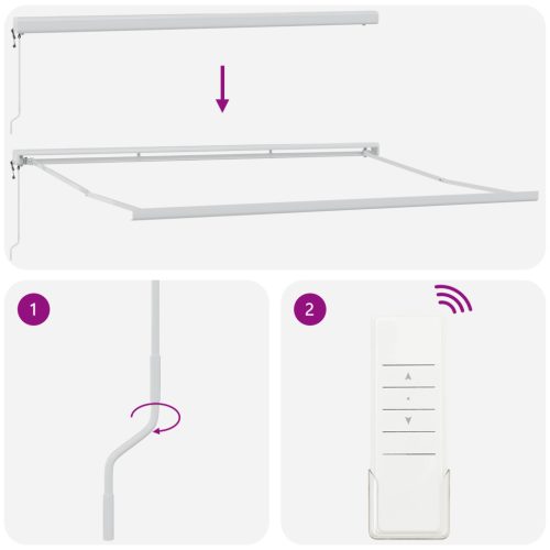  Automatikus Behúzható Napellenző Sárga és Narancs 500x300 cm