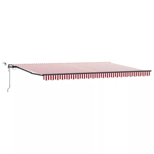  Napernyő Anyag tartalmaz Piros és Fehér 500 × 300 cm Poliészter