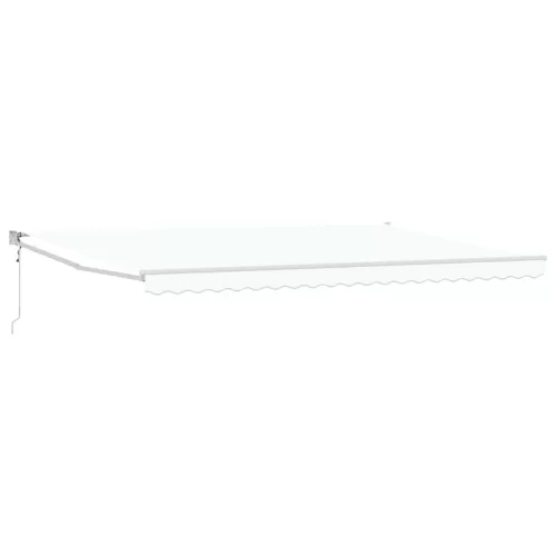 Napernyő Fehér 500 × 300 cm Poliészter és fém