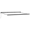  Napernyő Világosszürke 500 x 300 x 165 cm Pamut és Alumínium