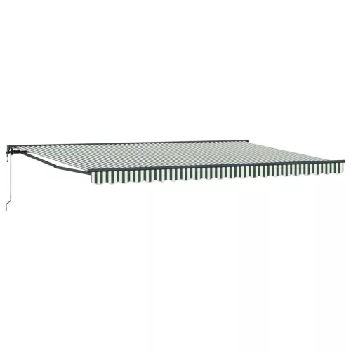 Napernyő keret Zöld és Fehér 500 × 300 cm