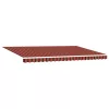  Behúzható napellenző narancssárga és barna 500 ×350 cm szövet