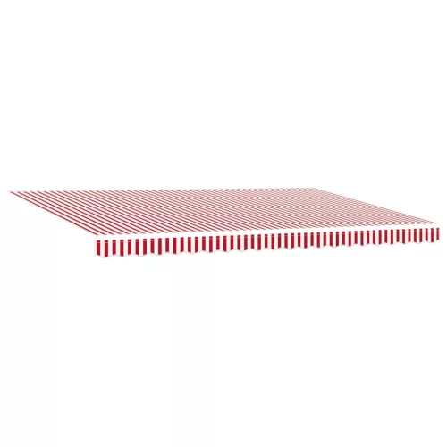  Napernyő Anyag tartalmaz Piros és Fehér 500 × 350 cm Poliészter