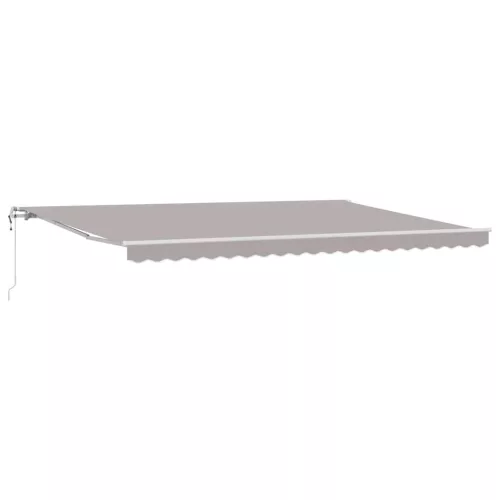  Elektromos Kihúzható Napernyő Világosszürke 500 × 350 cm