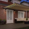  Napernyő Anyag tartalmaz Zöld és sárga 500 × 350 cm Poliészter