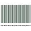  Behúzható napellenző Zöld és Fehér 500 × 350 cm