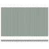  Behúzható napellenző Zöld és fehér 500 ×350 cm szövet