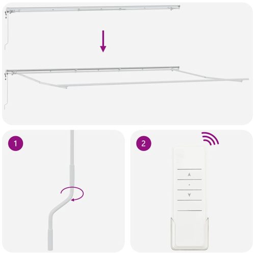  Elektromos Kihúzható Napernyő Bézs 600 × 300 cm