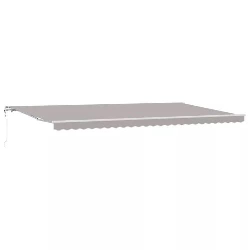  Elektromos Kihúzható Napernyő Világosszürke 600 × 300 cm