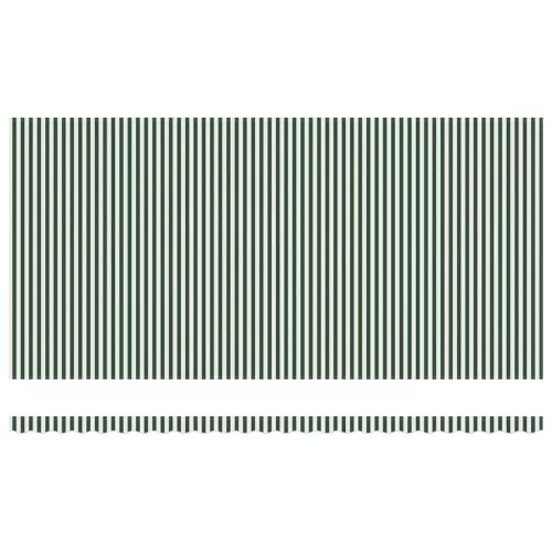  Behúzható napellenző Zöld és Fehér 600 × 300 cm