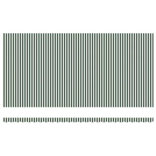  Behúzható napellenző Zöld és Fehér 600 × 300 cm