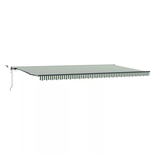  Napernyő Anyag tartalmaz Zöld és Fehér 600 × 300 cm Poliészter