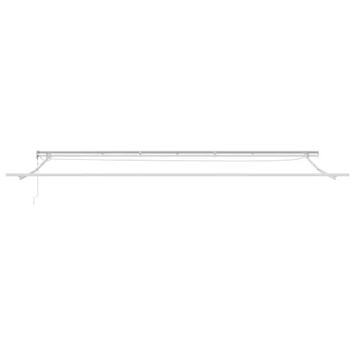  Automatikus behúzható napellenző LED-del Narancs és Barna 600x350 cm