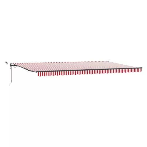  Napernyő Anyag tartalmaz Piros és Fehér 600 × 350 cm Poliészter