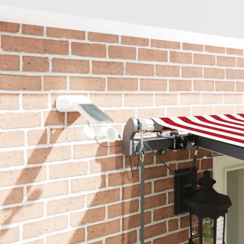  Napernyő Anyag tartalmaz Piros és Fehér 600 × 350 cm Poliészter
