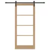  Csúszó ajtó ORKDAL Természetes és fekete 93 x 211 cm