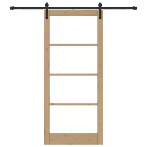  Csúszó ajtó ORKDAL Természetes és fekete 93 x 211 cm