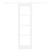  Csúszó ajtó ORKDAL Fehér 61 x 198,5 cm Tömör fenyőfa és üveg