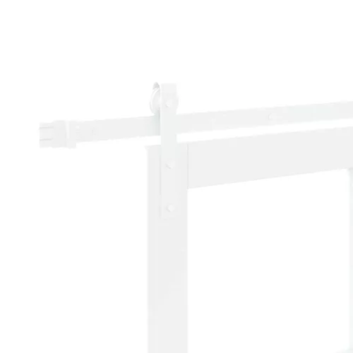  Csúszó ajtó ORKDAL Fehér 61 x 198,5 cm Tömör fenyőfa és üveg