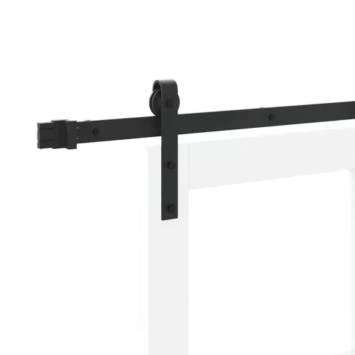  Csúszó ajtó ORKDAL Fehér 93 x 211 cm Tömör fenyőfa és üveg