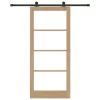  Csúszó ajtó ORKDAL Természetes és fekete 93 x 211 cm
