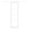  Csúszó ajtó ORKDAL Fehér 61 x 198,5 cm Tömör fenyőfa és üveg
