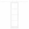  Csúszó ajtó ORKDAL Fehér 61 x 198,5 cm Tömör fenyőfa és üveg