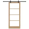  Csúszó ajtó ORKDAL Természetes és fekete 93 x 211 cm