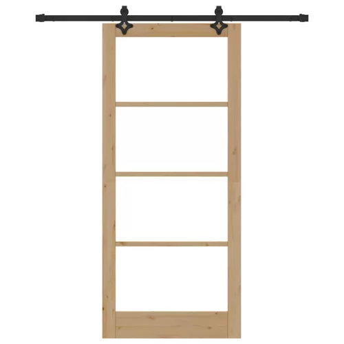  Csúszó ajtó ORKDAL Természetes és fekete 93 x 211 cm