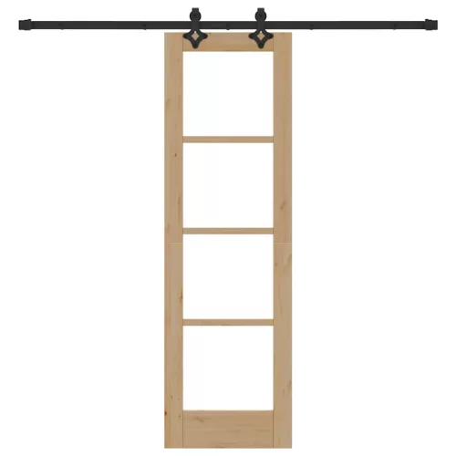  Csúszó ajtó ORKDAL Természetes és fekete 61 x 198,5 cm