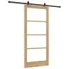  Csúszó ajtó ORKDAL Természetes és fekete 93 x 202 cm
